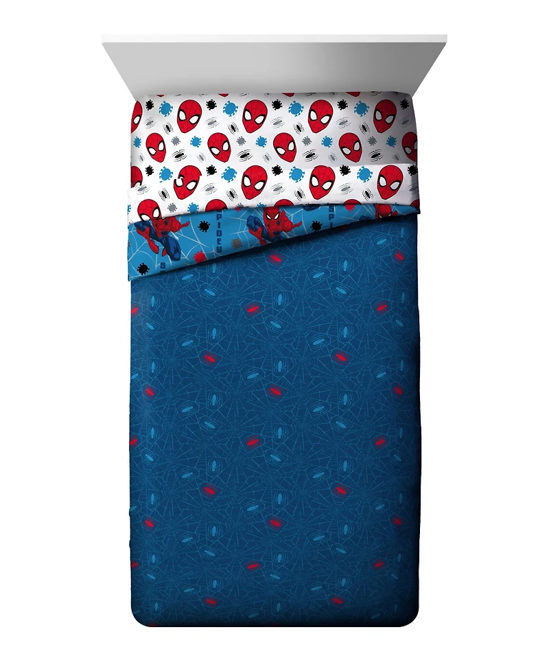 Spider-Man Burst 4 Piece Sheet Set, Full