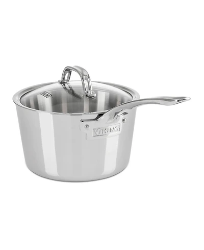 Viking Contemporary 3-Ply, 3.4-Quart Stainless Steel Sauce Pan