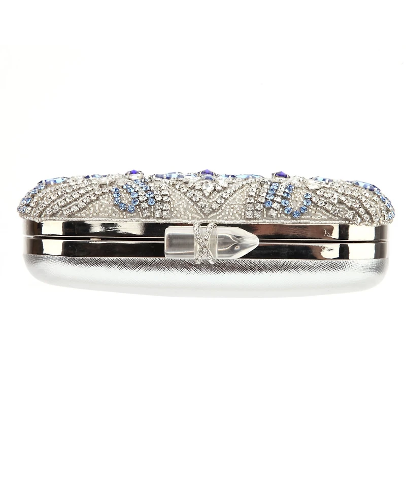 Women's Crystal Embellished Minaudiere