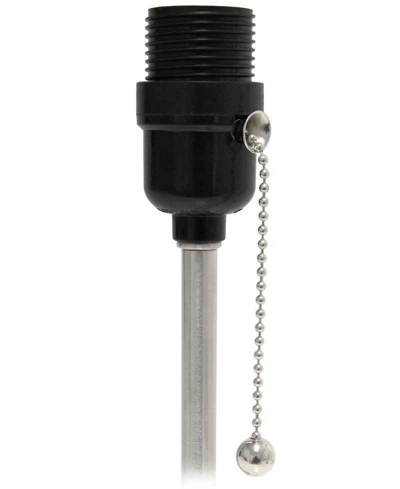 Simple Designs Petite Stick Lamp with Usb Charging Port and Shade