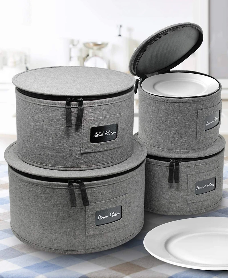 Sorbus Dinnerware Storage Set, 4 Pieces