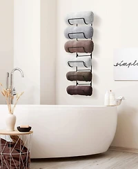 Sorbus 6-Level Bathroom Towel Rack Holder and Organizer