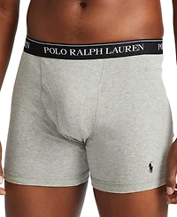 Polo Ralph Lauren Men's 3-Pack Big & Tall Cotton Boxer Briefs