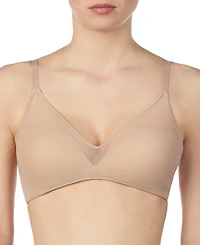 Le Mystere Women's Sheer Illusion Wireless Bra
