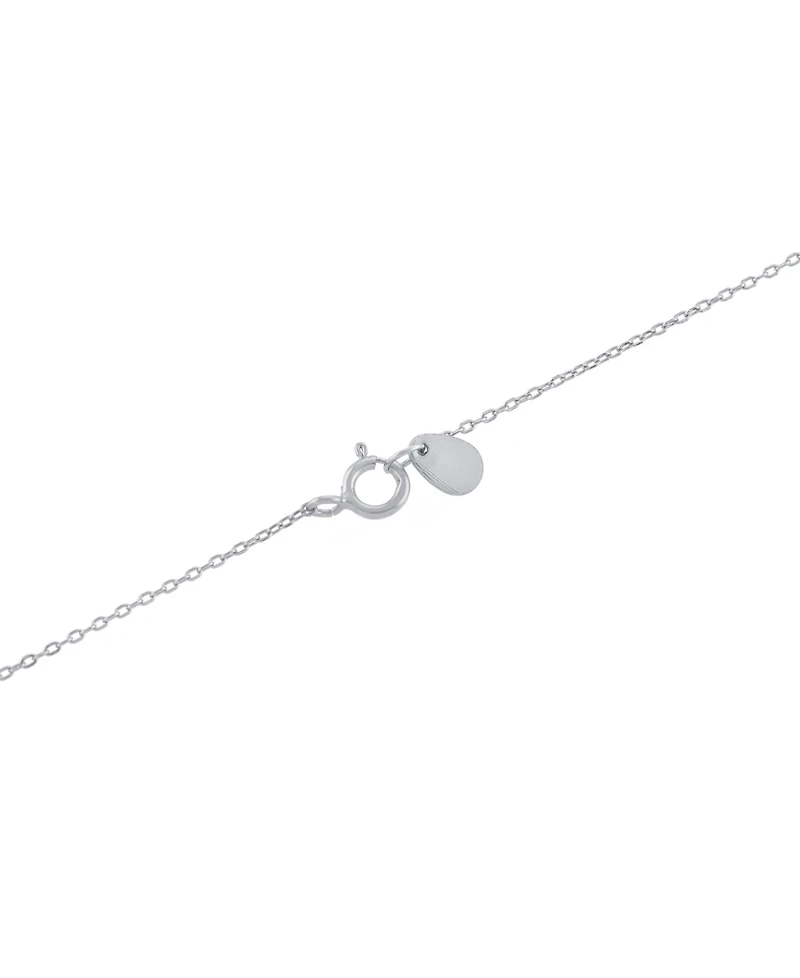 Cubic Zirconia Station Necklace, 16" + 2" extender, Macy's Exclusive