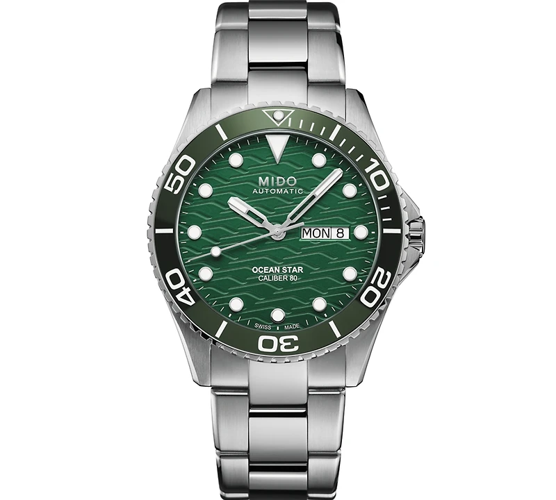 Mido Men's Swiss Automatic Ocean Star Stainless Steel Bracelet Watch 43mm