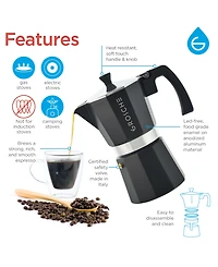 Grosche Milano Stovetop Espresso Maker Moka Pot Cup oz