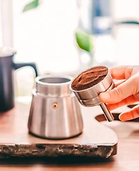 Grosche Milano Steel Stainless Stovetop Espresso Maker Moka Pot 6 Cup 10 oz