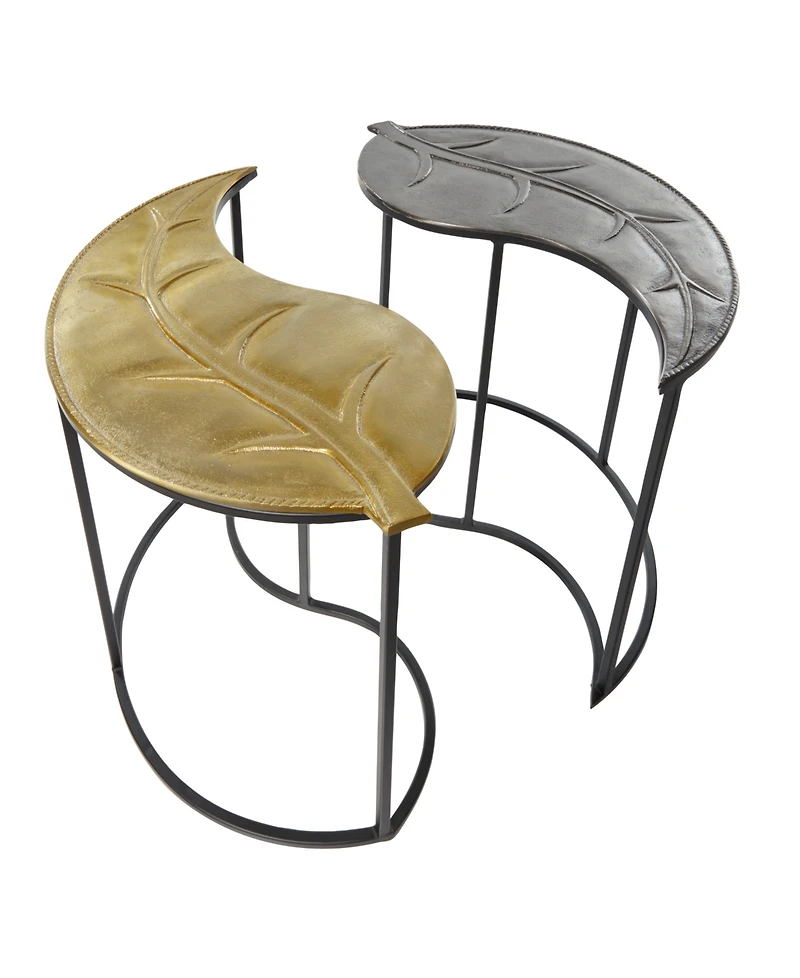 Contemporary Accent Table, Set of 2