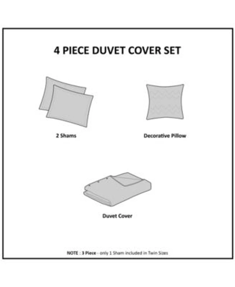 Intelligent Design Cassiopeia Watercolor Tie Dye Duvet Cover Sets