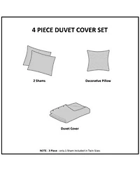 Intelligent Design Cassiopeia Watercolor Tie Dye Duvet Cover Sets
