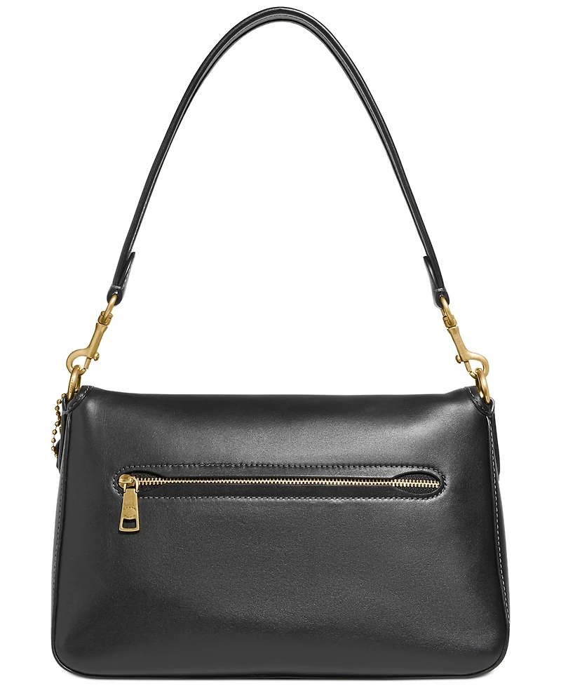 Coach Soft Tabby Leather Shoulder Bag with Removable Crossbody Strap