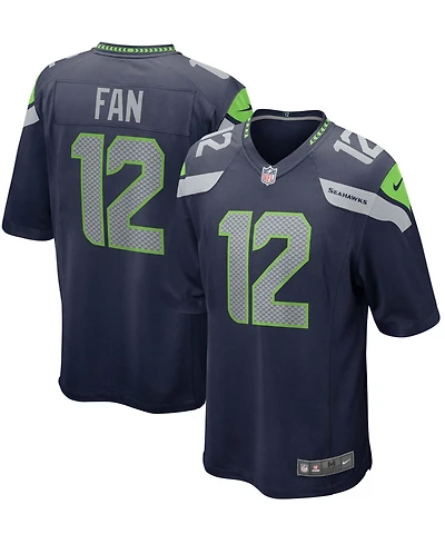 Men's 12th Fan College Navy Seattle Seahawks Game Team Jersey