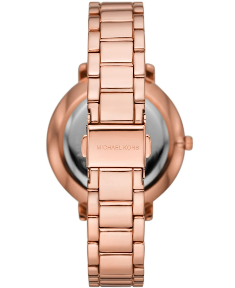 Michael Kors Women's Pyper Rose Gold-Tone Stainless Steel Bracelet Watch 38mm
