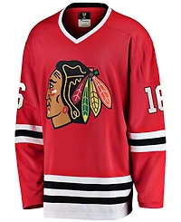 Men's Eddie Olczyk Red Chicago Blackhawks Premier Breakaway Retired Player Jersey