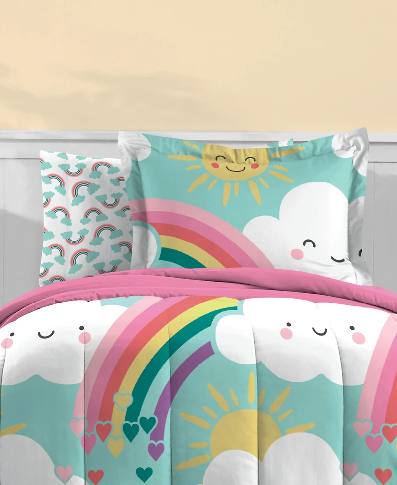 Dream Factory Rainbow Flare 5-Pc. Comforter Set, Twin