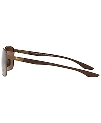 Maui Jim Unisex Polarized Sunglasses, MJ000676 Kaala 58