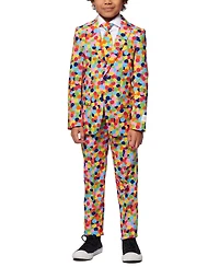 OppoSuits Toddler and Little Boys 3-Piece Confetteroni Party Suit Set