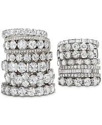 Two-Row Certified Diamond Band Ring in 14k White Gold (2 ct. t.w.)