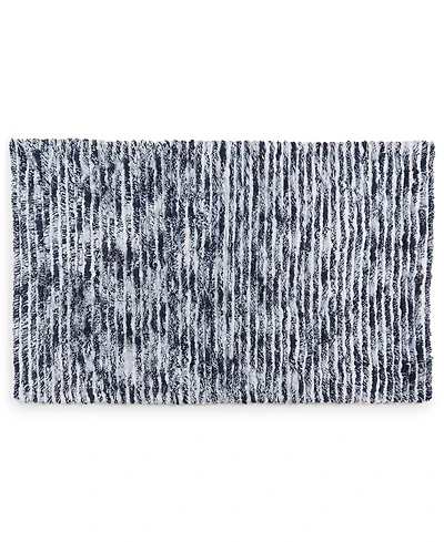 Hotel Collection Textured Stripe Bath Rug, 22" x 36", Exclusively at Macy's