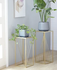 Contemporary Accent Table, Set of 2