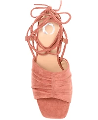 Journee Collection Women's Felisity Ruched Sandals
