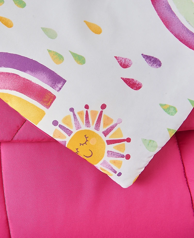 Urban Playground Rainbows and Suns 2 Piece Comforter Set, Twin/Twin Xl