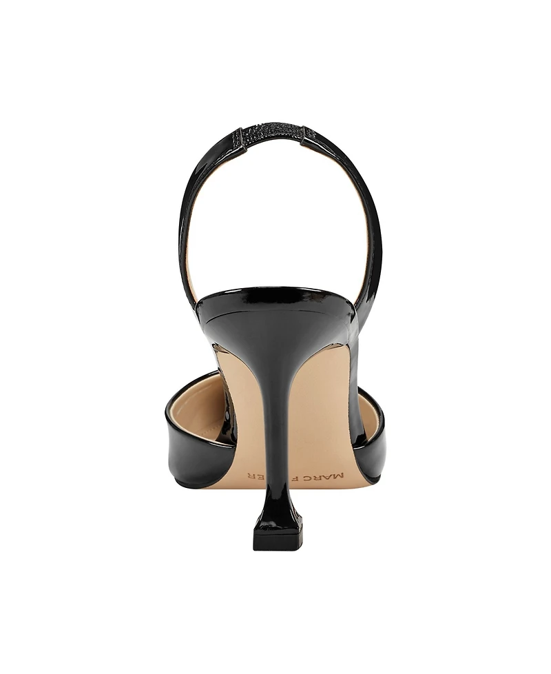 Marc Fisher Women's Hadya Pointy Toe Stiletto Slingback Pumps