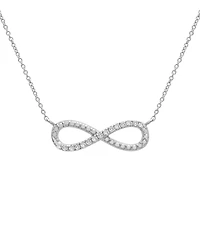 Diamond Infinity 18" Pendant Necklace (1/10 ct. t.w.) in Sterling Silver