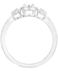 Promised Love Diamond Promise Ring (1/10 ct. t.w.) Sterling Silver