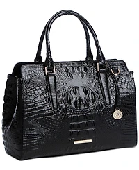 Brahmin Women's Finley Leather Large Satchel Bag