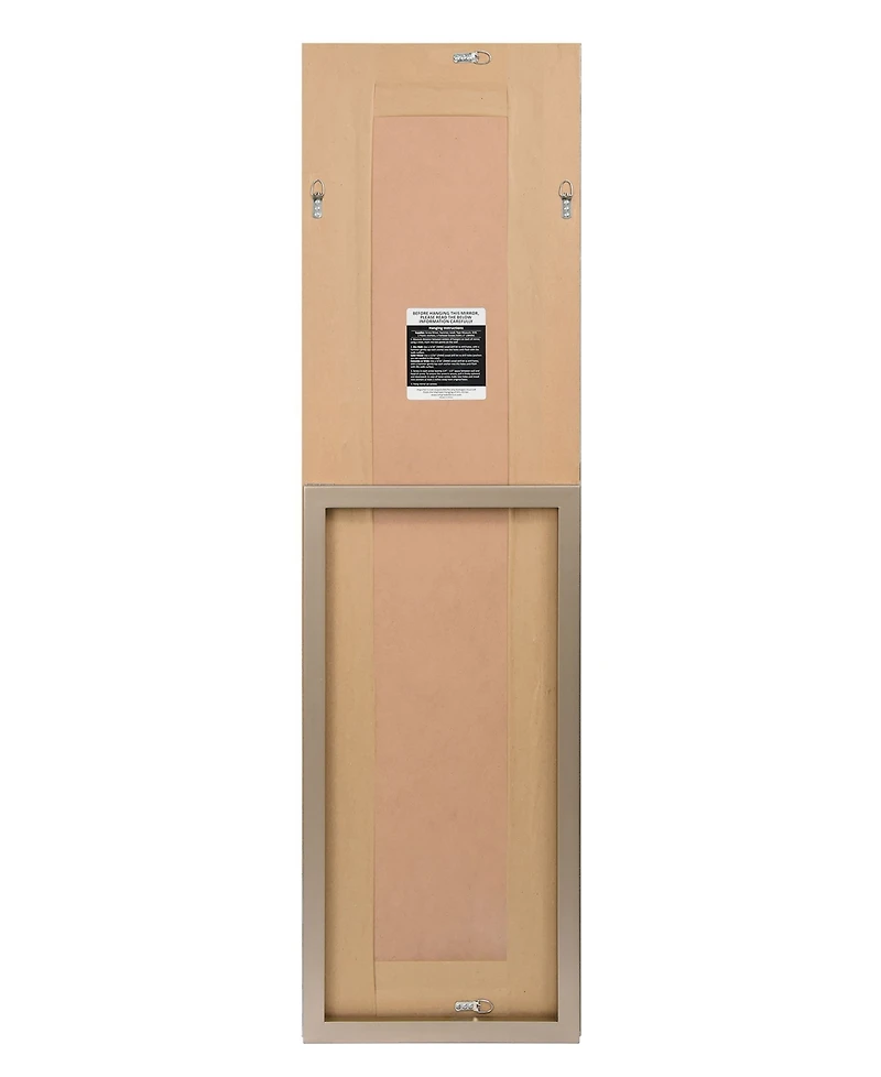 Empire Art Direct Solid Wood Frame Covered with Beveled Clear Mirror - 64" x 18"