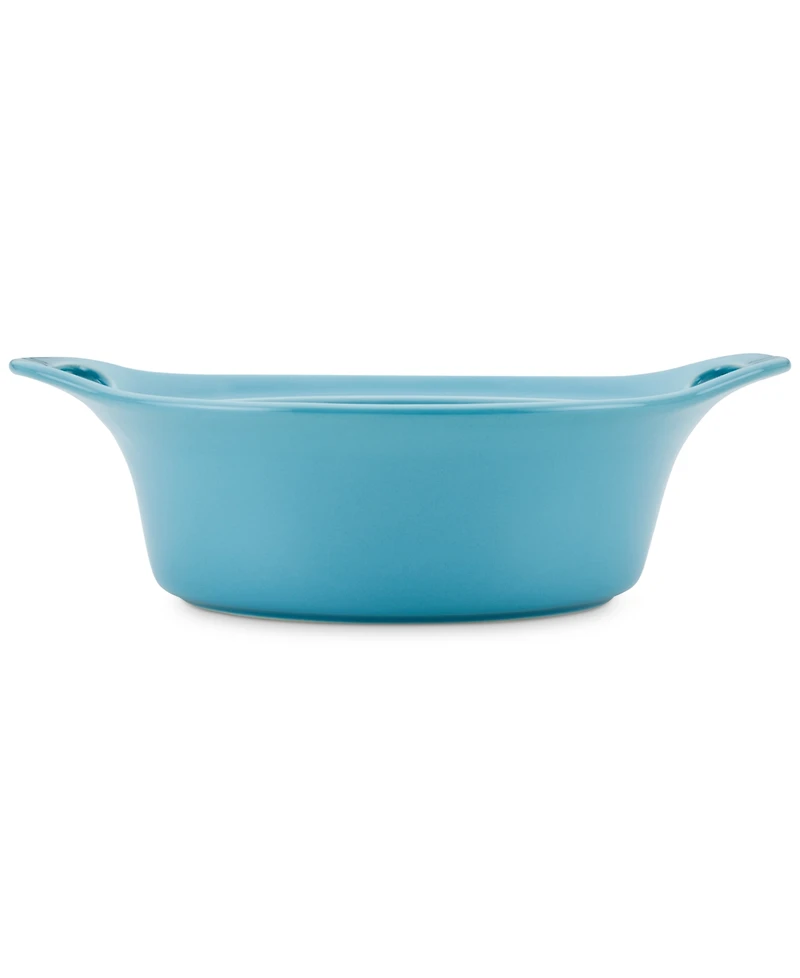 Rachael Ray Ceramic Casserole Bakers with Shared Lid Set, 3-Piece