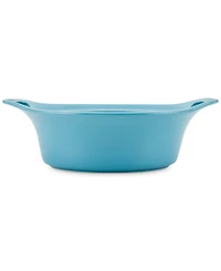 Rachael Ray Ceramic Casserole Bakers with Shared Lid Set, 3-Piece