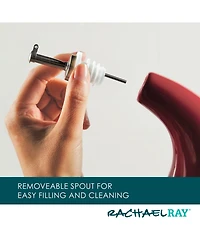 Rachael Ray Ceramic Evoo Oil and Vinegar Dispensing Bottle, 24-Ounce