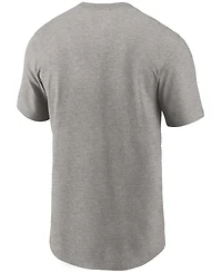 Men's Heathered Gray Houston Texans Primary Logo T-shirt