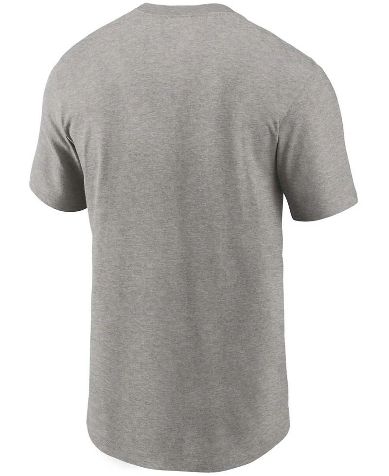 Men's Heathered Gray Arizona Cardinals Primary Logo T-shirt