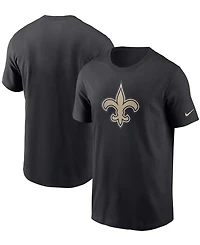 Men's Black New Orleans Saints Primary Logo T-shirt