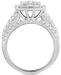 Diamond Bridal Set (2 ct. t.w.) in 14k White Gold
