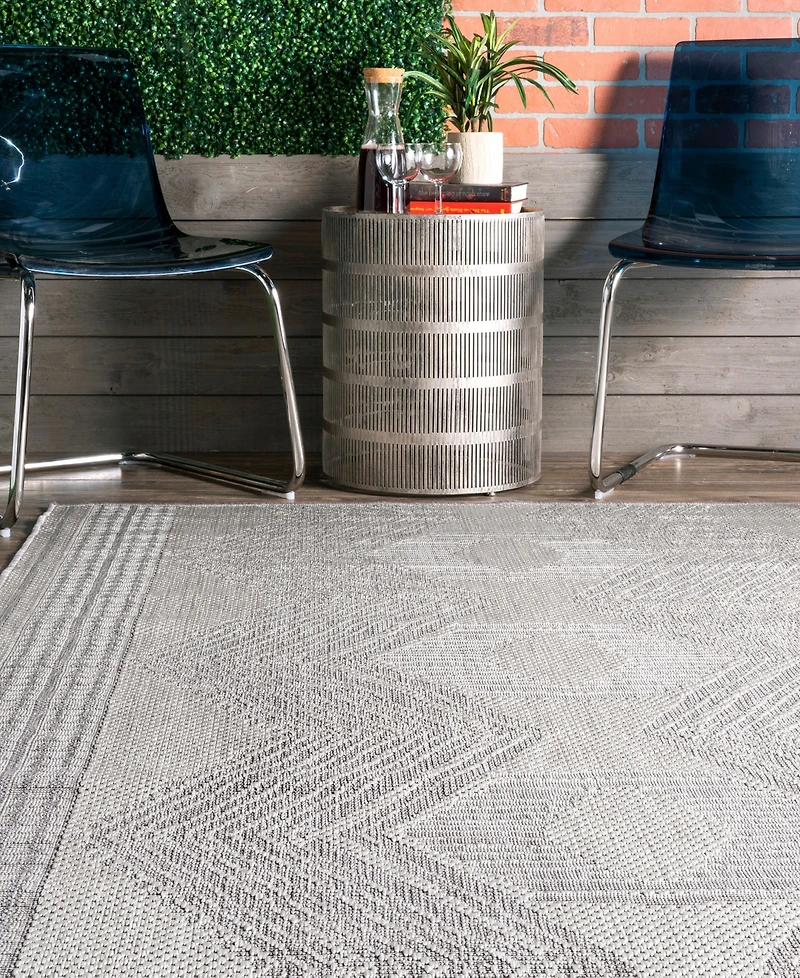 nuLoom Cabana GBCB01B 8' x 10' Outdoor Area Rug