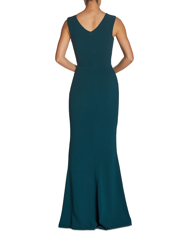 Dress the Population Women's Sandra V-Neck Gown