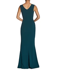 Dress the Population Women's Sandra V-Neck Gown