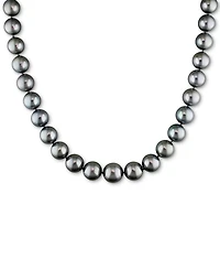 Cultured Tahitian Pearl (10-12-1/2mm) Strand 18" Collar Necklace
