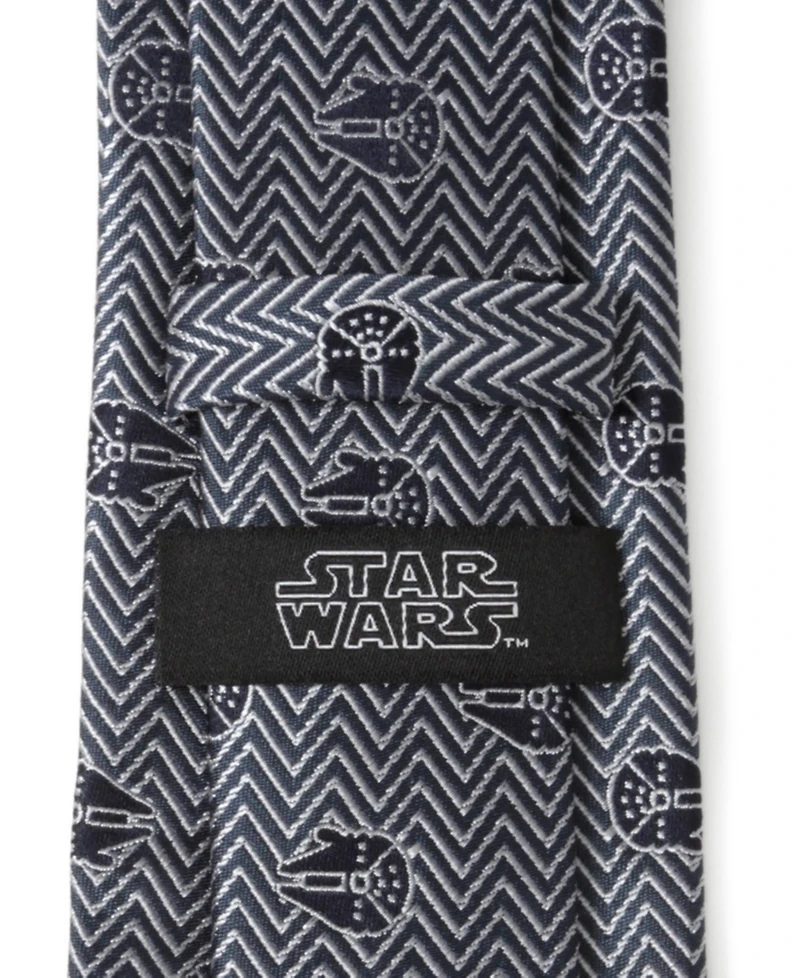 Star Wars Men's Millennium Falcon Herringbone Tie