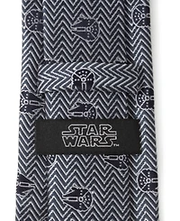 Star Wars Men's Millennium Falcon Herringbone Tie