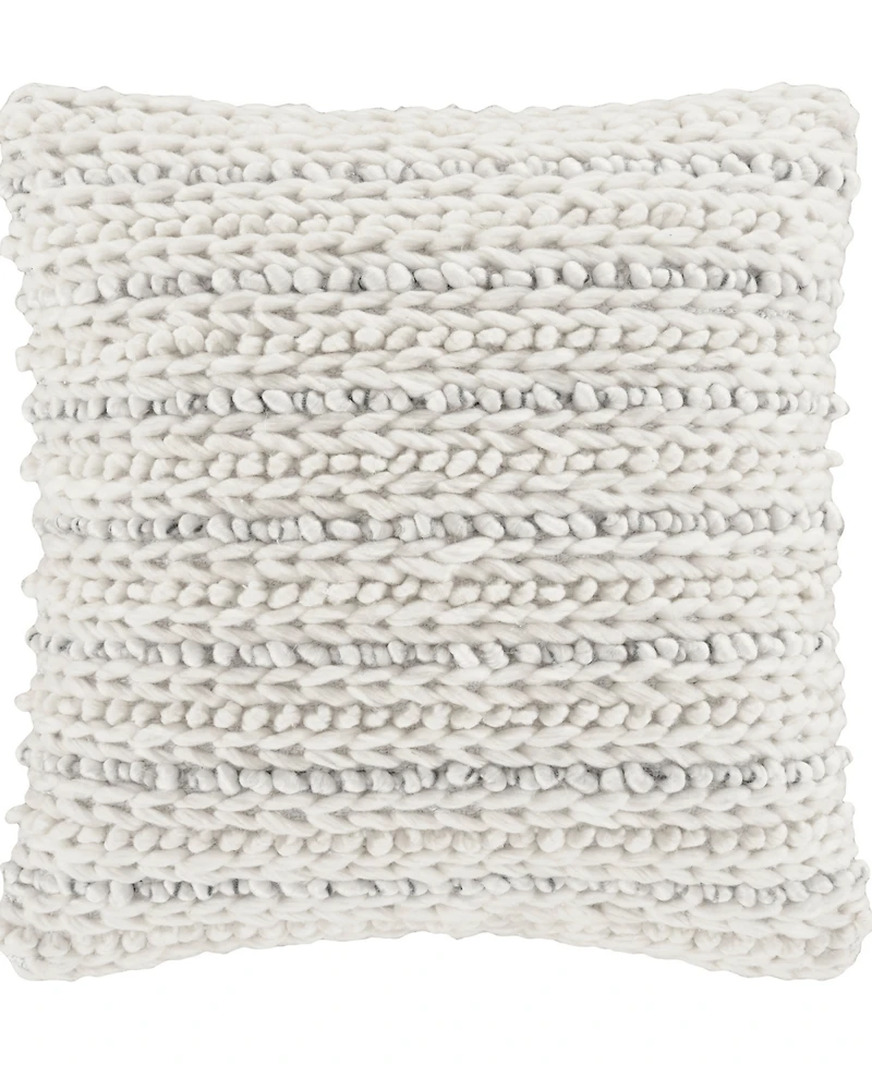 White Sand Haven Decorative Pillow, 18" x 18"