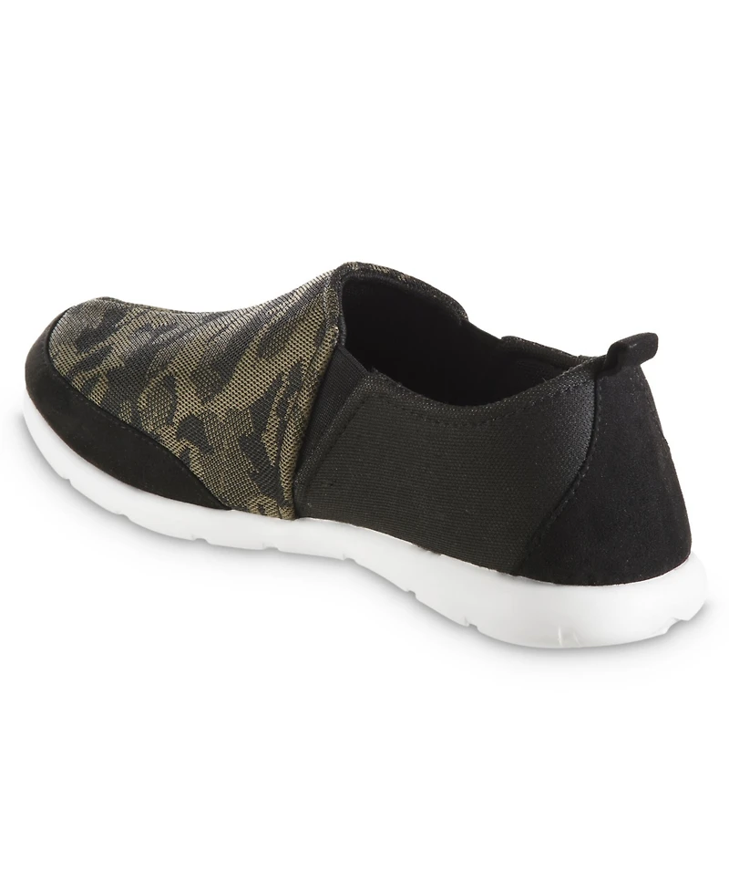 Isotoner Men's Zenz Sport Knit Indoor and Outdoor Slip-On Slipper