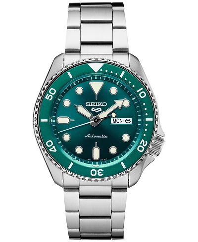 Seiko Men's Automatic 5 Sports Stainless Steel Bracelet Watch 43mm