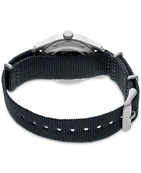 Seiko Men's Automatic 5 Sports Gray Nylon Strap Watch 43mm