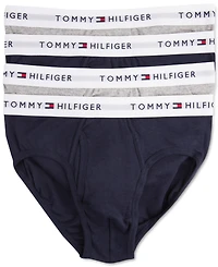 Tommy Hilfiger Men's 4-Pack Classic Cotton Moisture-Wicking Briefs